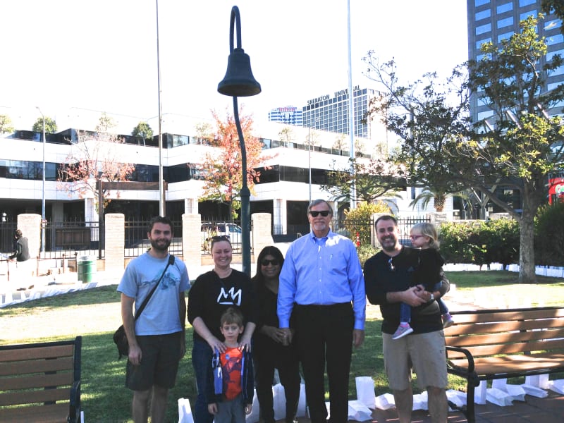 Kyle, Christine, William, Beatrice, Denis, Zeke and Charlote