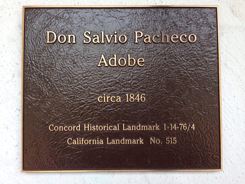 CHL #515 Pacheco (Don Salvio) Adobe- Private Plaque