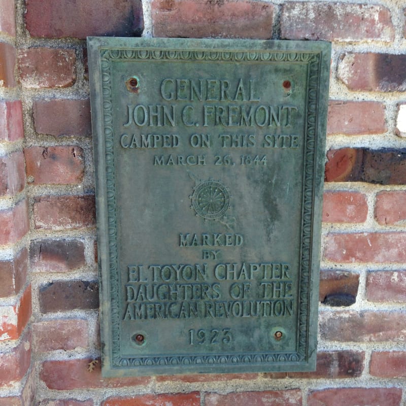 CHL No. 995 Trail of the John C. Fremont - plaque