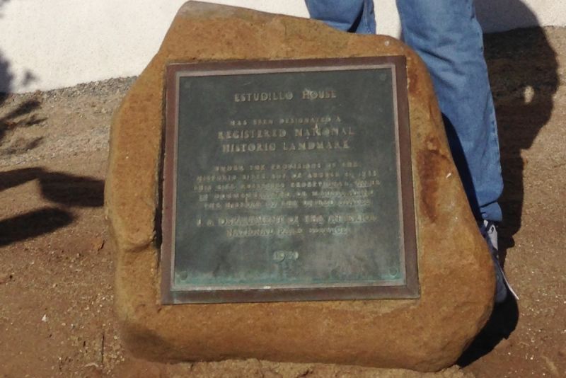 CHL #53 Casa de Estudillo Private Plaque