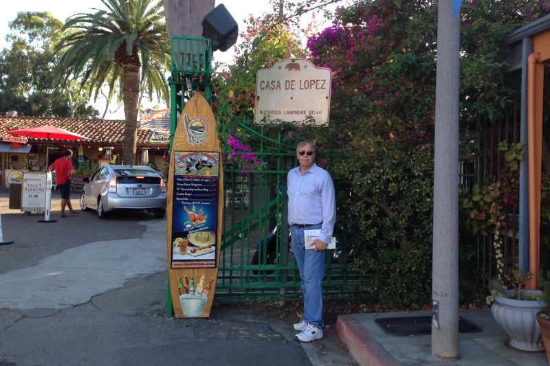 CHL #60 Casa de Lopez Street Sign