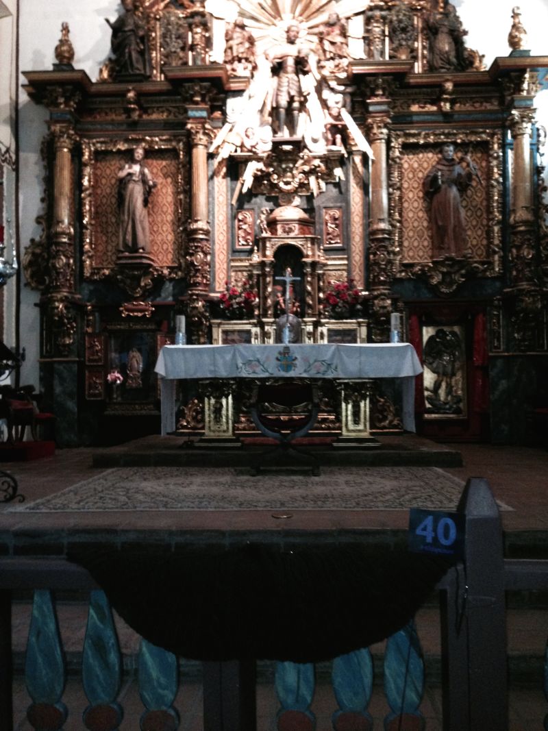 CHL #157 Mission San Fernando Rey de España -- Front altar