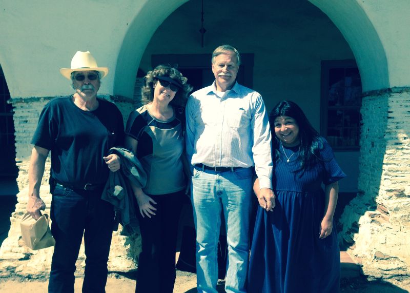 We were surprised to see the Noias at the Mission.
