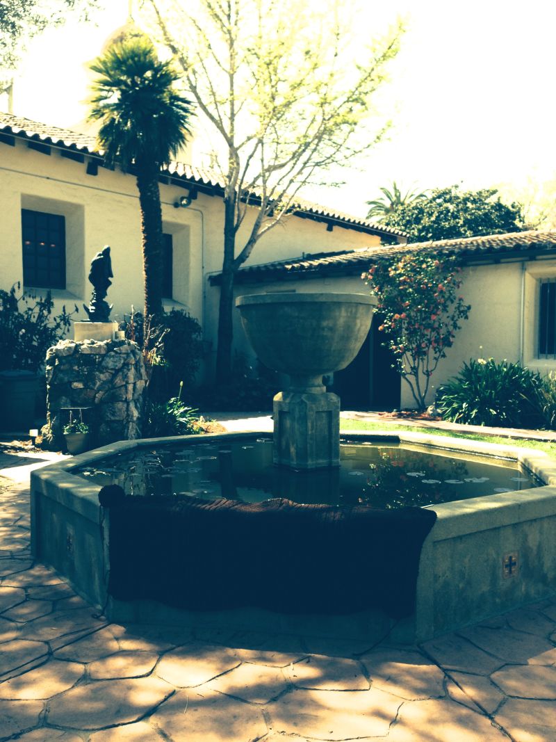 CHL #342 - Mission Santa Cruz Site -- Courtyard