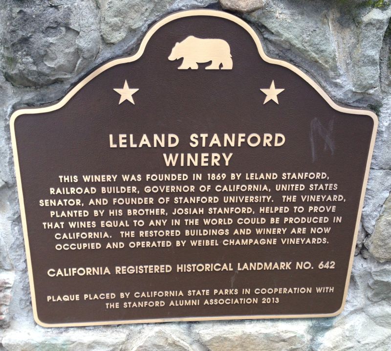 CHL #642 LELAND STANFORD WINERY