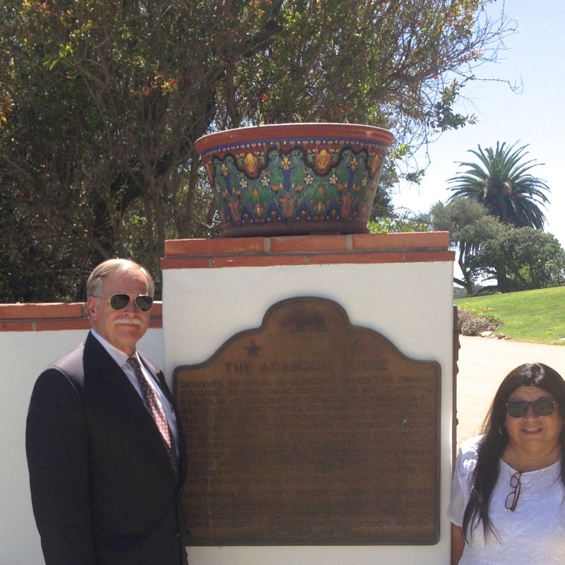 CHL #966 - Adamson House Plaque
