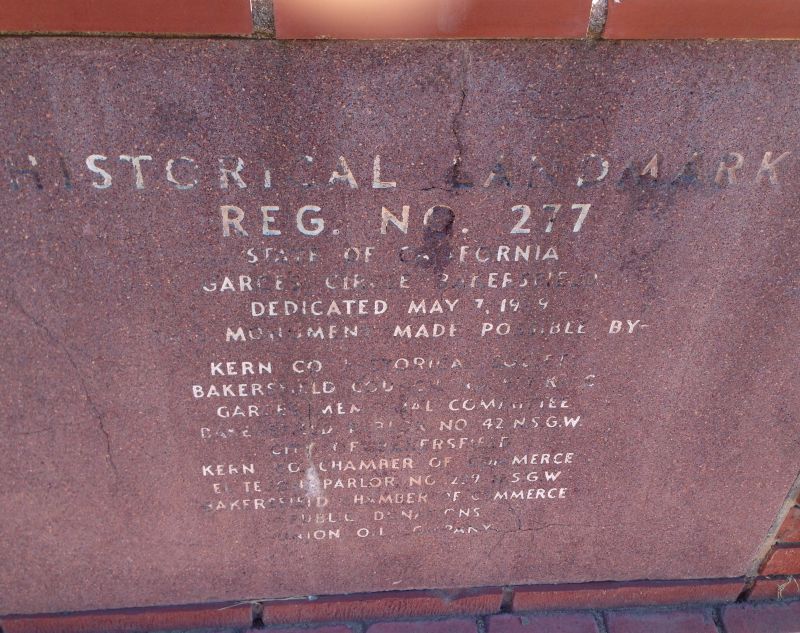 CHL #277 - Garcés Circle Plaque