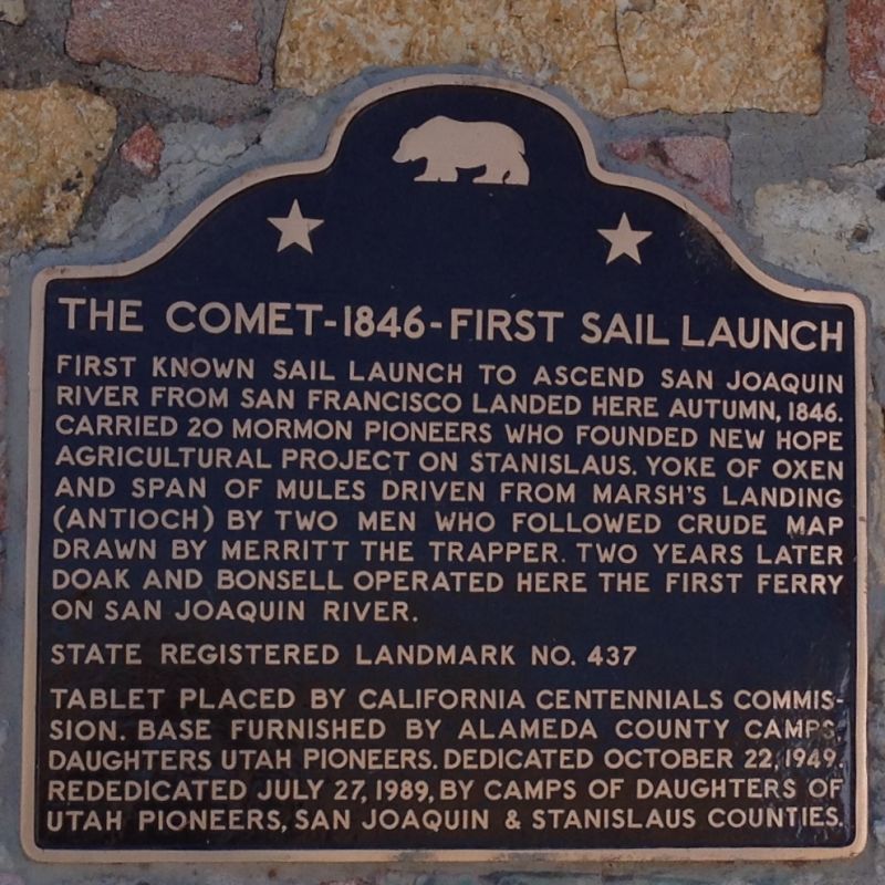 CHL #437 - Sailing Launch Comet State Plaque