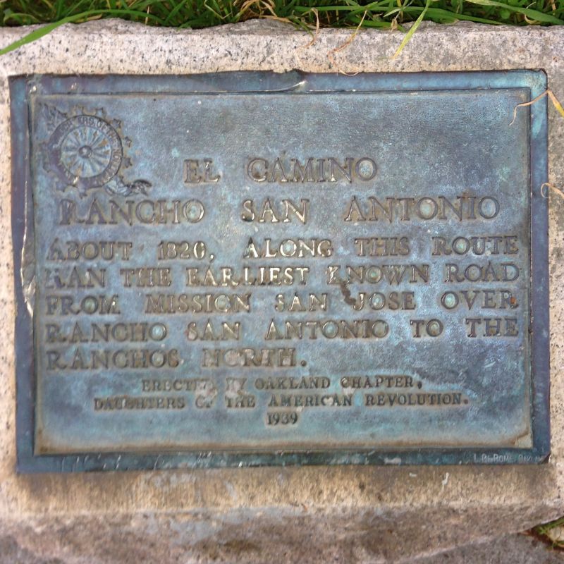 CHL #299 Camino of Rancho San Antonio private plaque