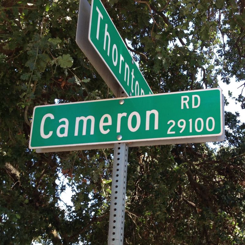 CHL #162 Mokelumne City Site ,200 ft N of intersection of Cameron Rd and Thornton Rd