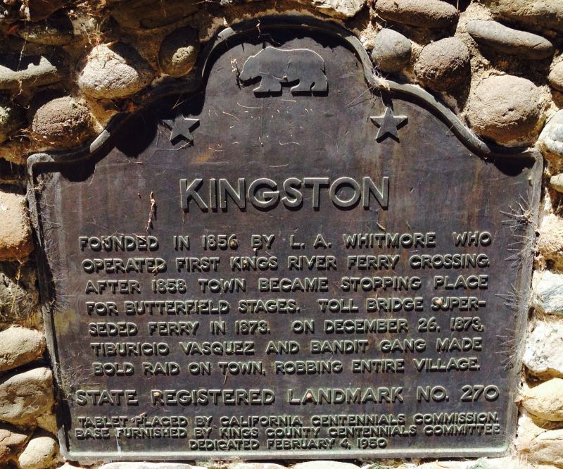CHL #270 Kingston State Plaque