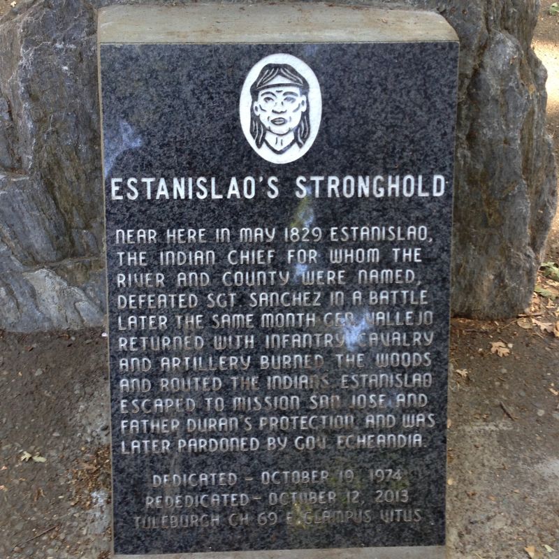 CHL #214 Battle Site - Vallejo's opponent in the Battle of 1829