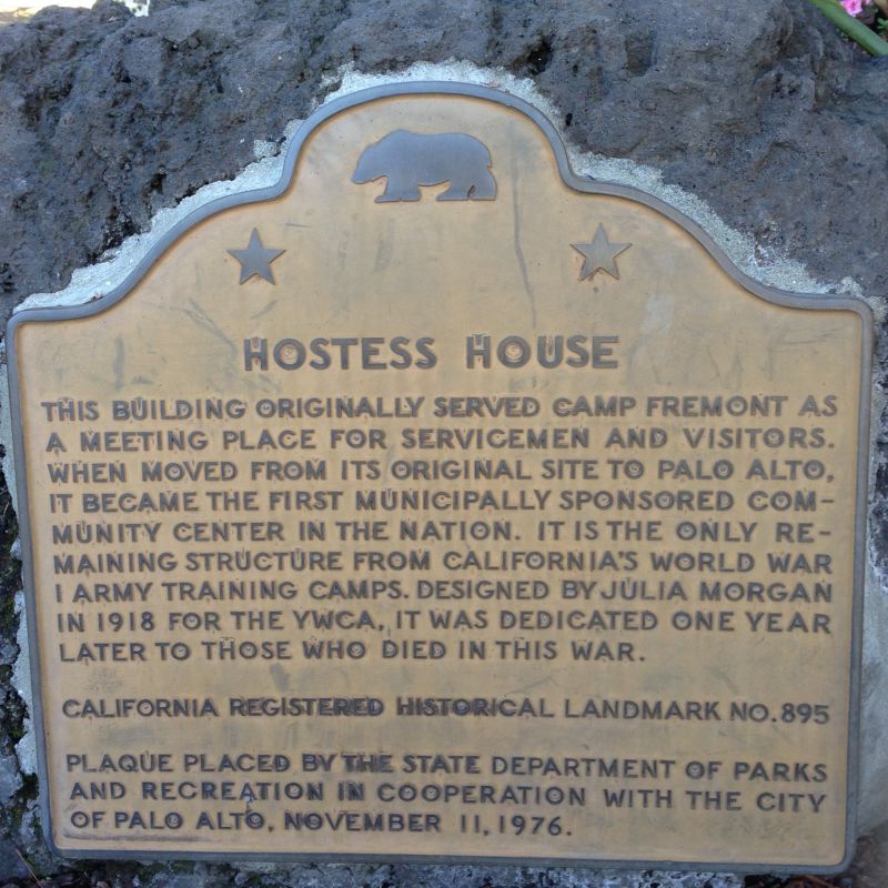 CHL #895 Hostess House State Plaque