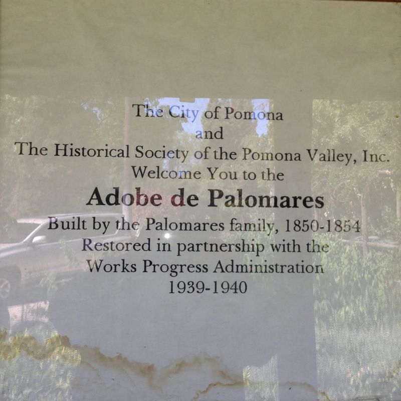 CHL #372 Adobe Palomares Hours