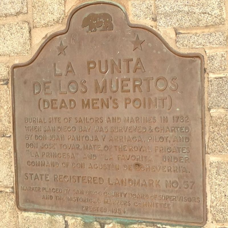 CHL #57 La Punta de Los Muertos - State Plaque
