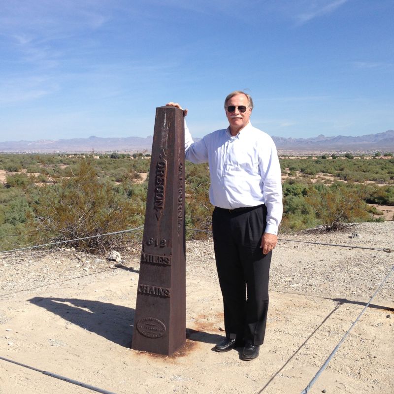 CHL #859 - Von Schmidt State Boundary Monument Marker