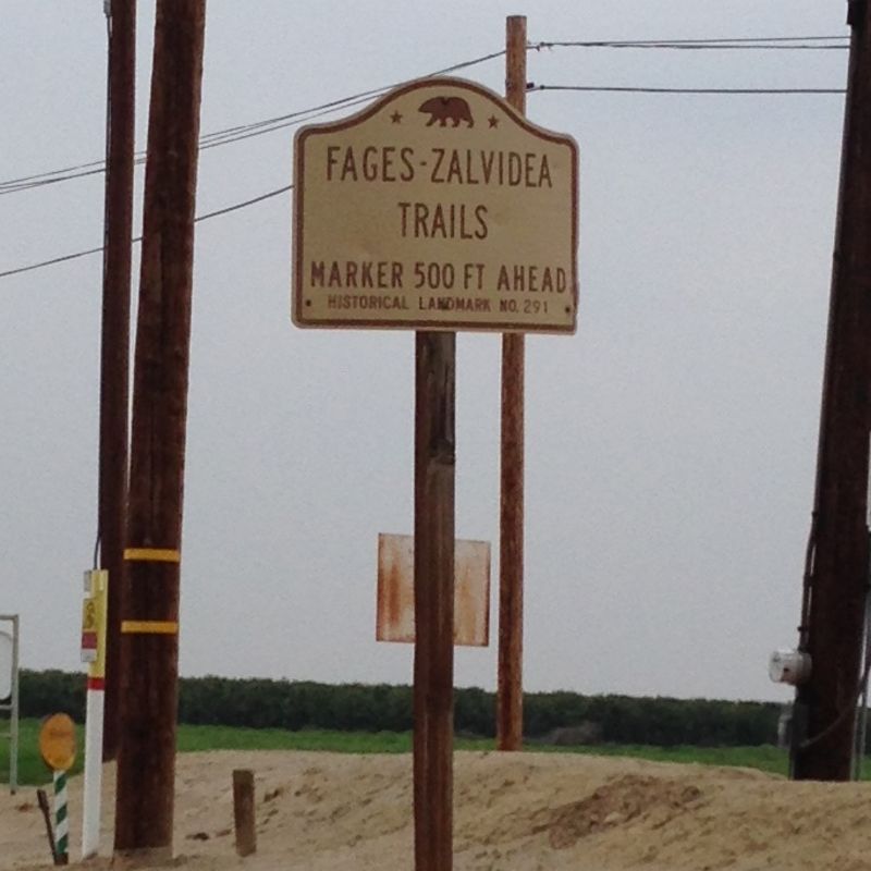 CHL #291 - Fages-Zalvidea Crossing Street Sign