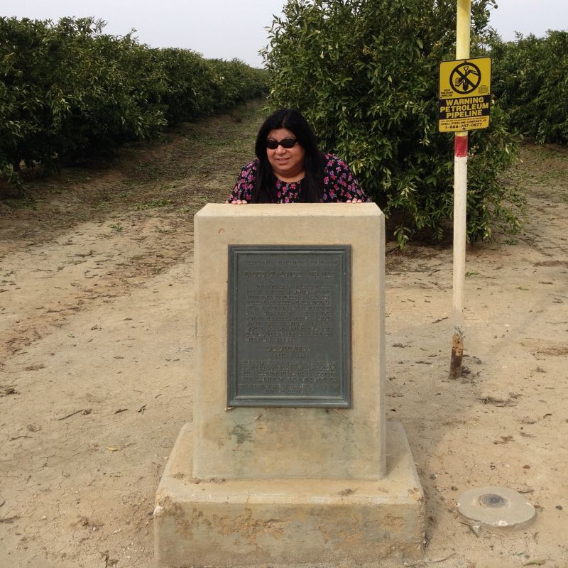 CHL #291 Fages-Zalvidea Crossing Marker