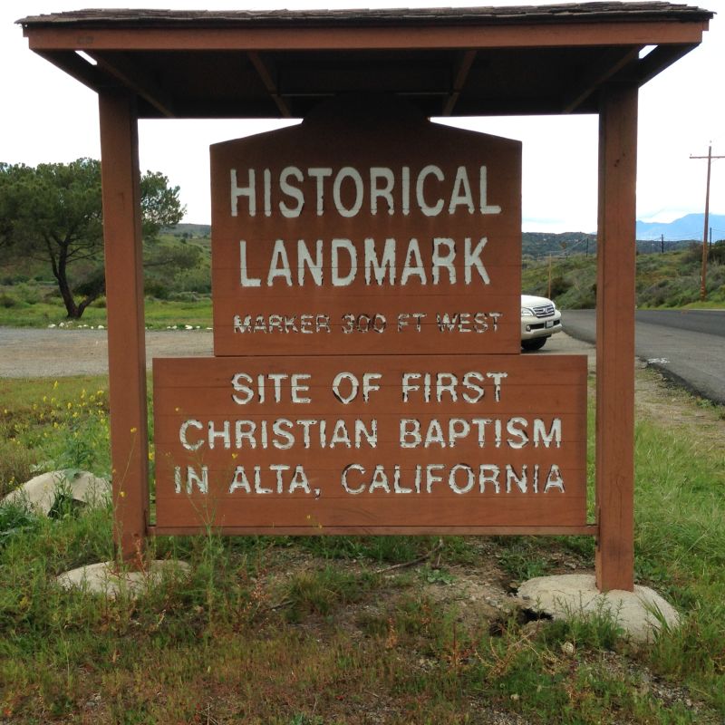 CHL 562- Sign that marks the turnout on Cristianitos Road