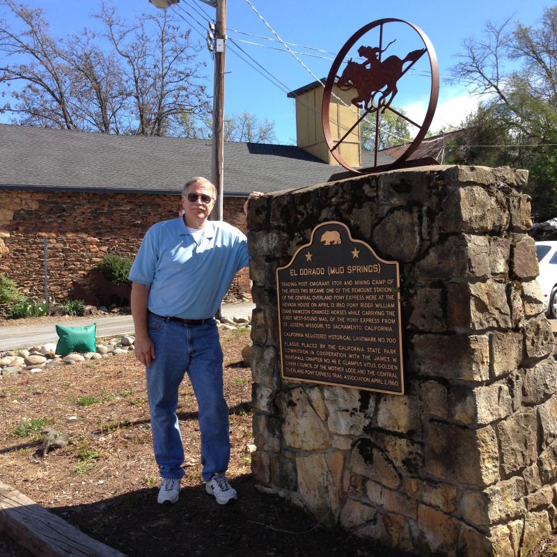 CHL No. 700 Pony Express: Nevada House (Mud Springs) Marker