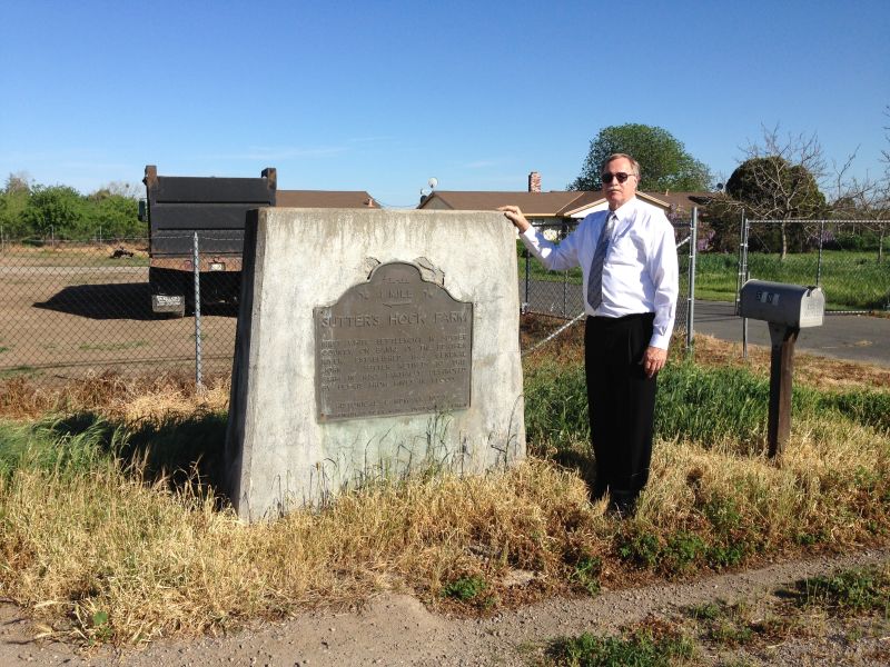 CHL No. 346 Site of Hock Farm Marker