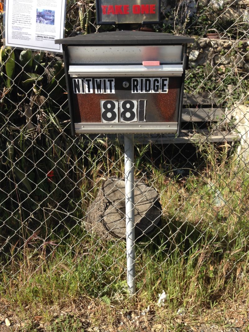 NO. 939 NITT WITT RIDGE, Mail Box