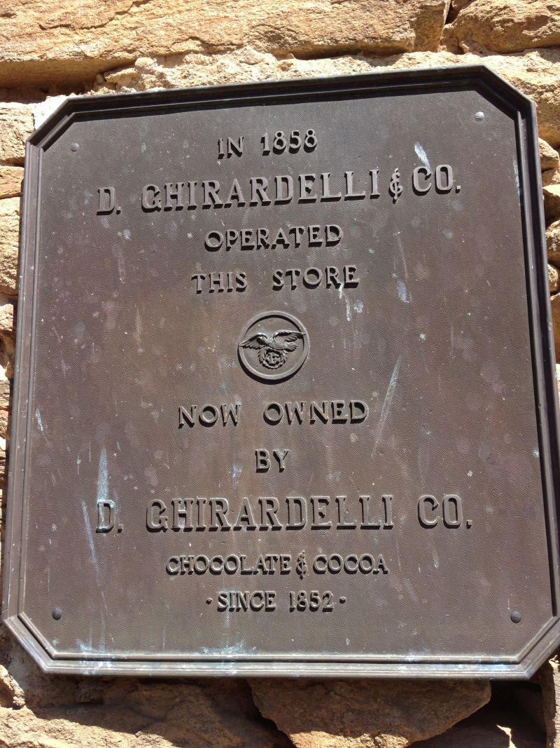 Ghirardelli's original chocolate factory was in Hornitos