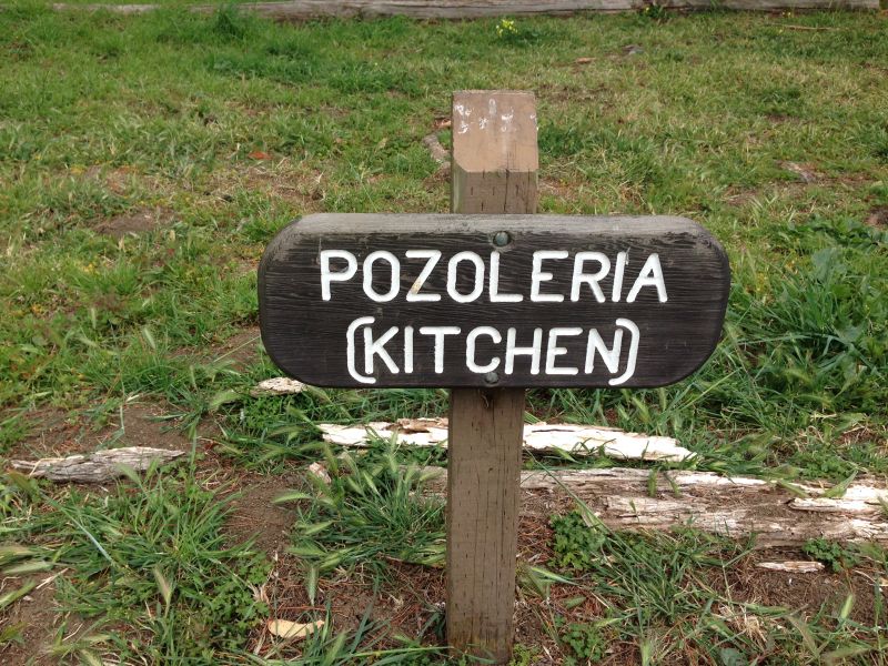 NO. 391 SANCHEZ ADOBE, Location of the Kitchen