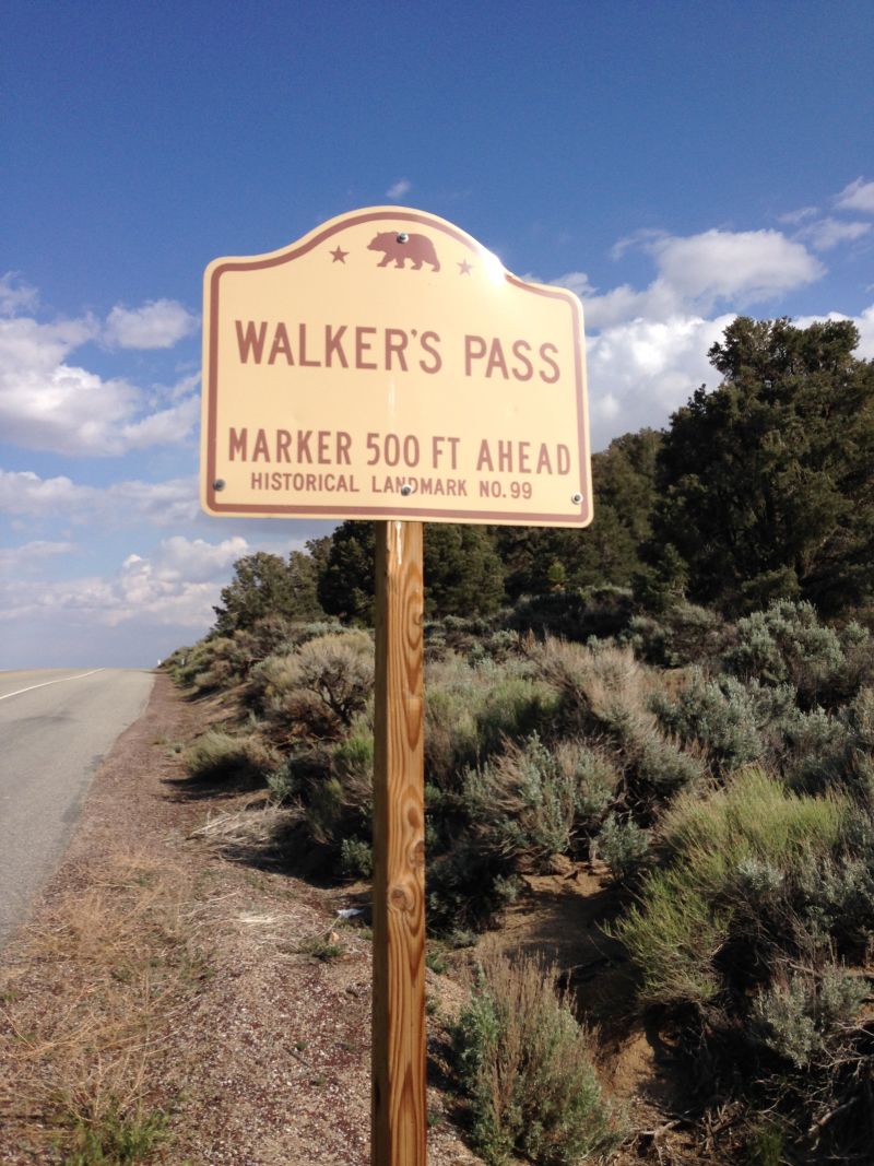 NO. 99 WALKER'S PASS, State Street Sign
