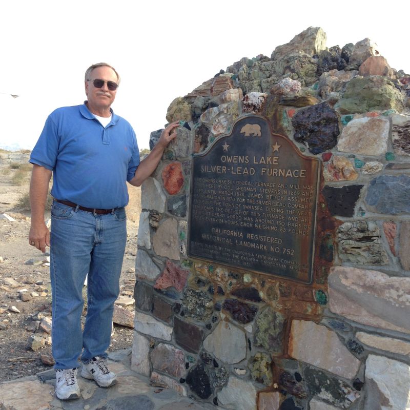 NO. 752. FURNACE OF THE OWENS LAKE SILVER-LEAD COMPANY, Marker