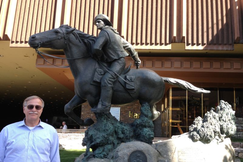 NO. 728 FRIDAY'S STATION-OVERLAND PONY EXPRESS, Statue