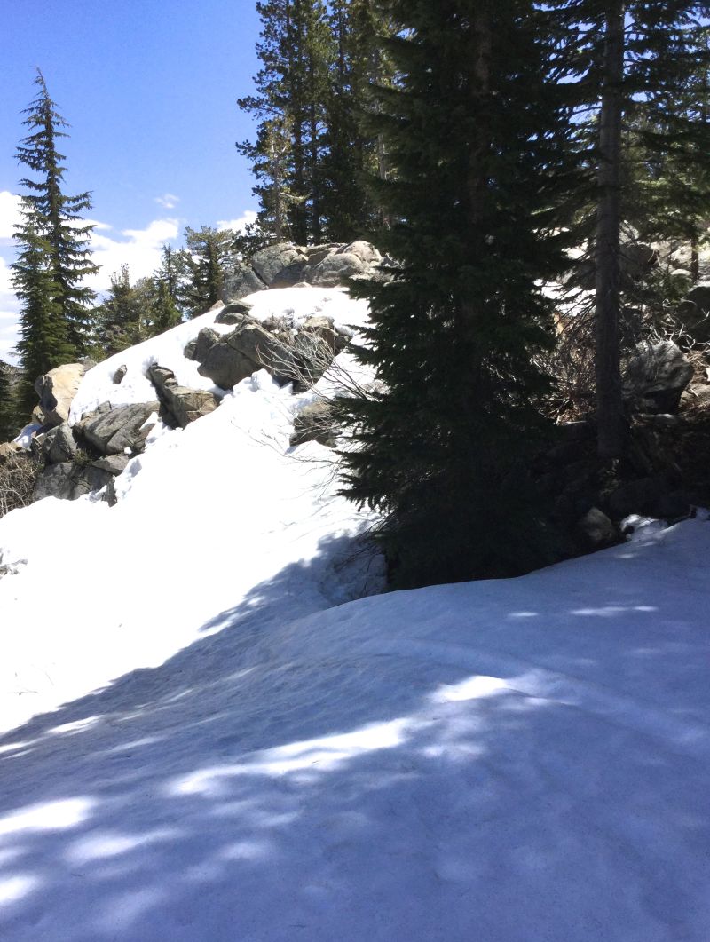 NO. 378 PIONEER ODD FELLOWS, Hike up over the boulders.