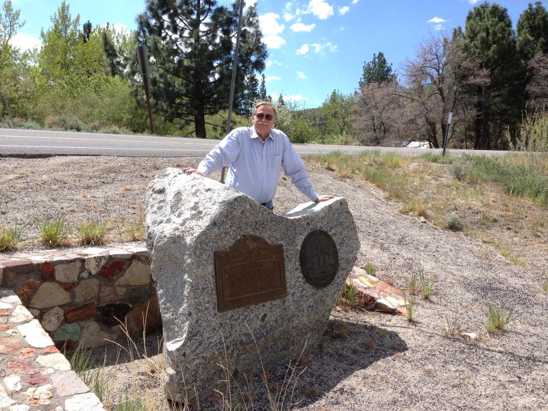 NO. 805 PONY EXPRESS REMOUNT STATION AT WOODFORDS, Marker