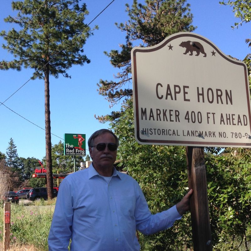 No. 780.9 Transcontinental Railroad - Cape Horn Promontory, State Street Sign