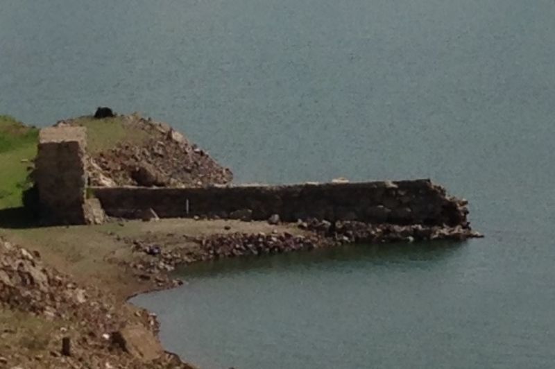 NO. 30 LANCHA PLANA, Ruins of the Old Lancha Plana Bridge