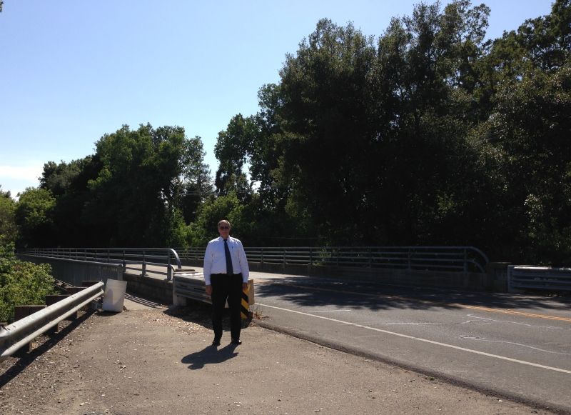 NO. 163 SITE OF WOOD'S FERRY AND WOOD'S BRIDGE