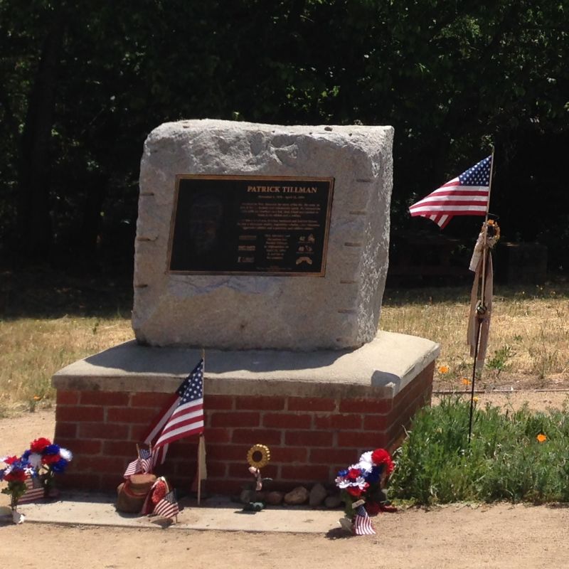 Patrick Tillman Memorial at the New Amaden Mine Site