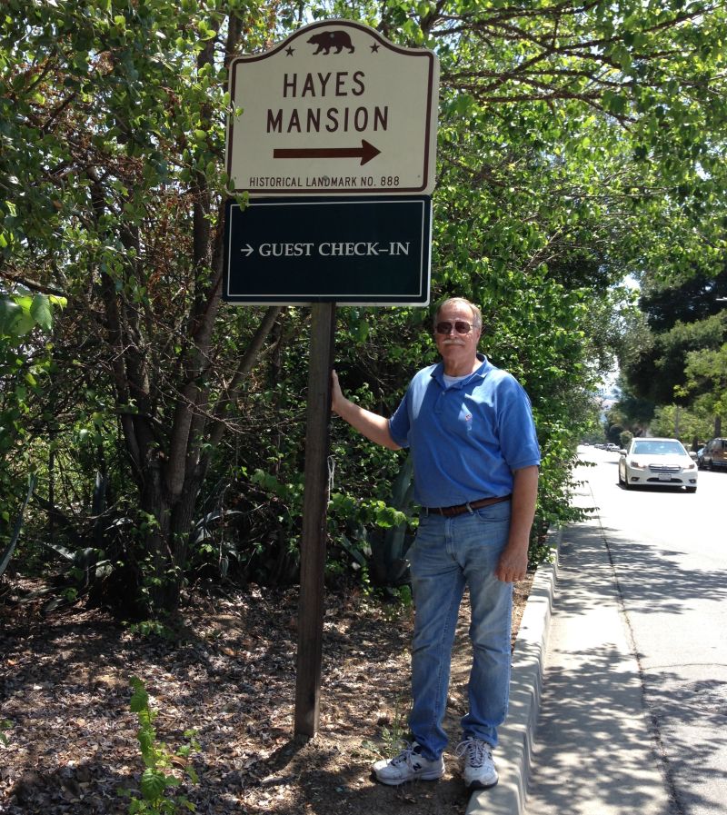 NO. 888 HAYES MANSION - Street Sign