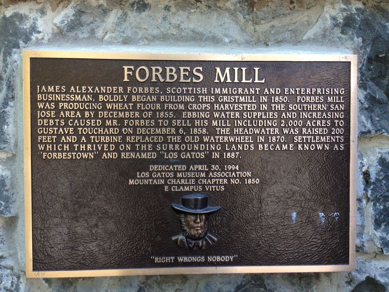 NO. 458 FORBES FLOUR MILL - Private Plaque