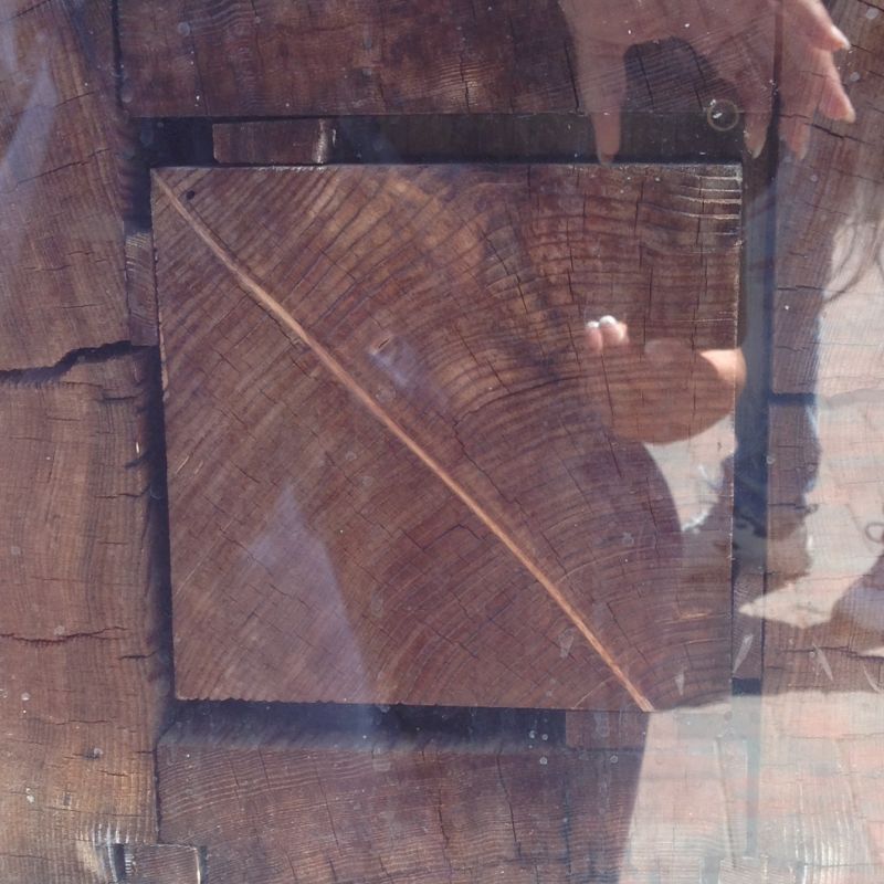 Portion of the original cross erected in 1777