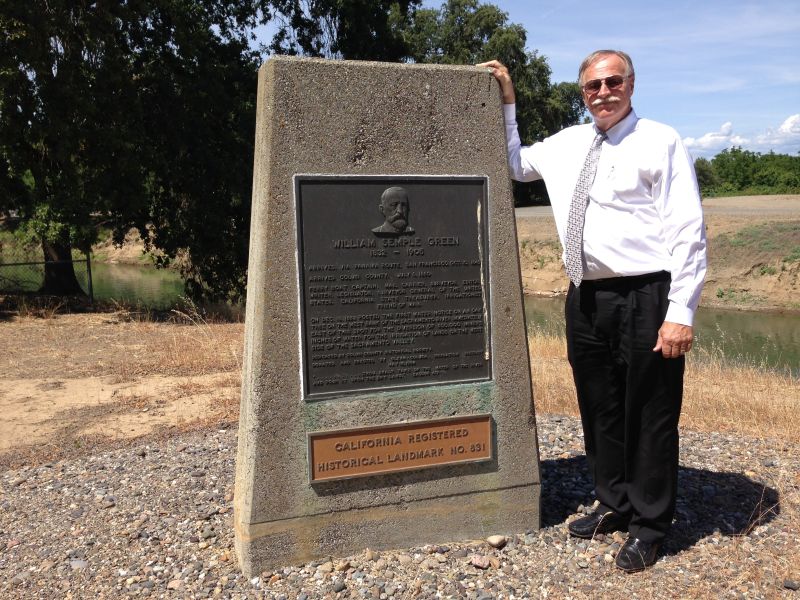 NO. 831 SITE OF FIRST POSTED WATER NOTICE BY WILL S. GREEN - Marker