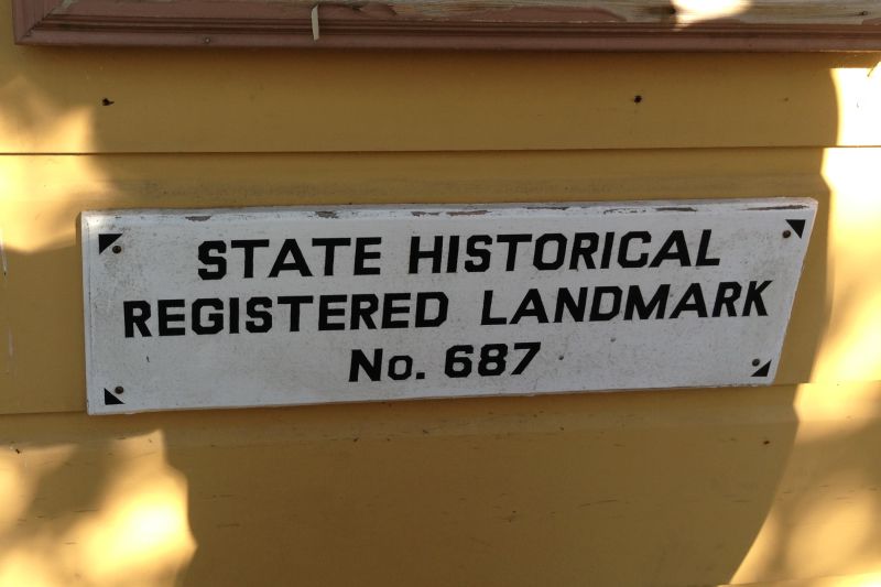NO. 687 NAPA VALLEY RAILROAD DEPOT, CALISTOGA - Privte Plaque