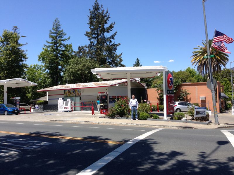 NO. 683 SITE OF HUDSON CABIN, (Now a Union 76 Gas Station)