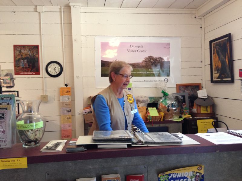 Visitor Center Docent- Peg was a great help!