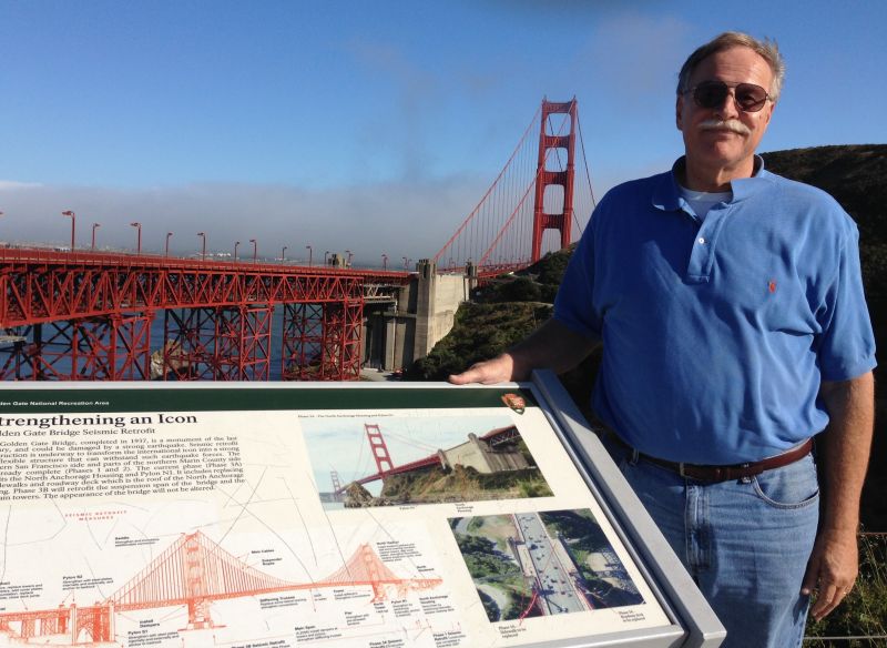 NO. 974 GOLDEN GATE BRIDGE - North West lookout point