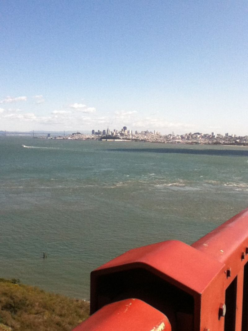 NO. 974 GOLDEN GATE BRIDGE - North End, looking at San Francisco