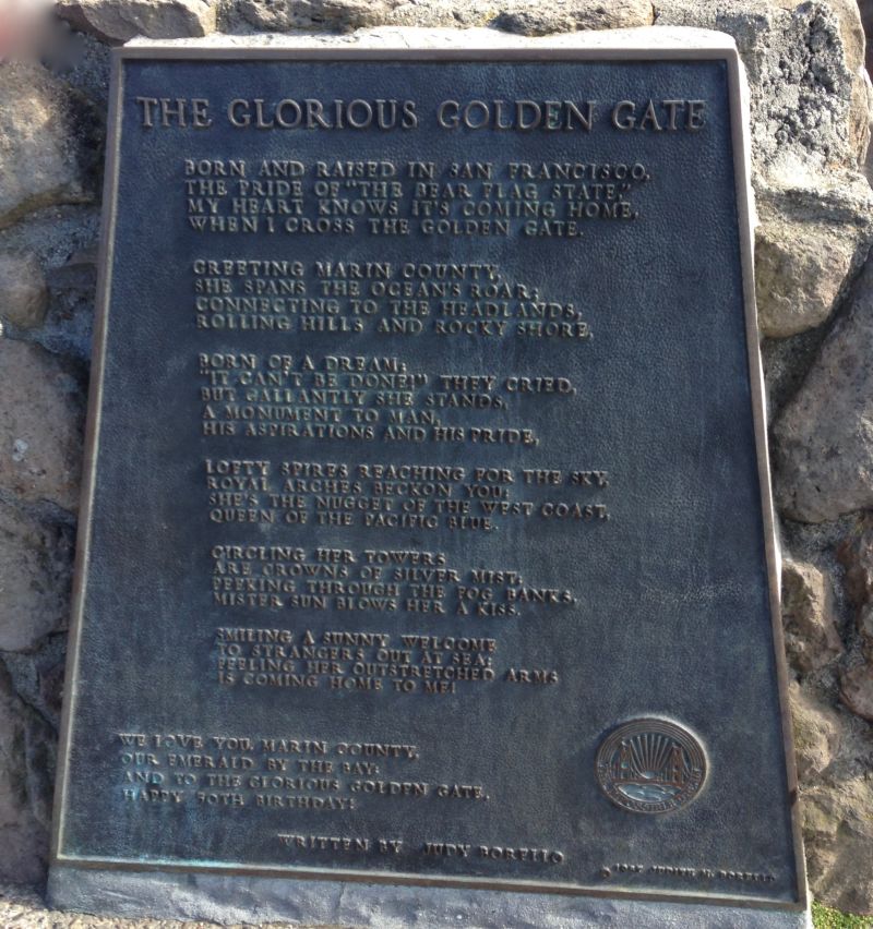 NO. 974 GOLDEN GATE BRIDGE - Private Plaque