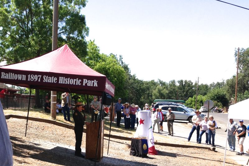 No. 1053 Sierra Railway Shops - Kim Baker, State Park Regional Superintendent