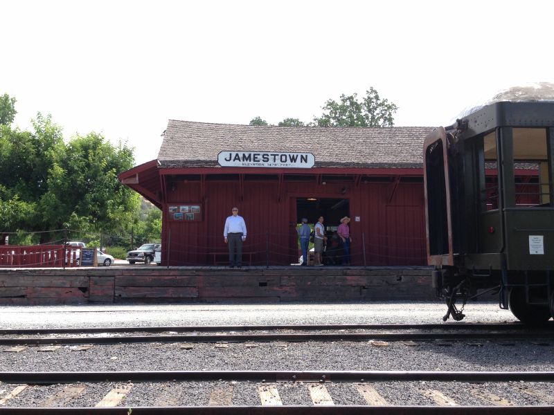 No. 1053 Sierra Railway Shops - Train Station
