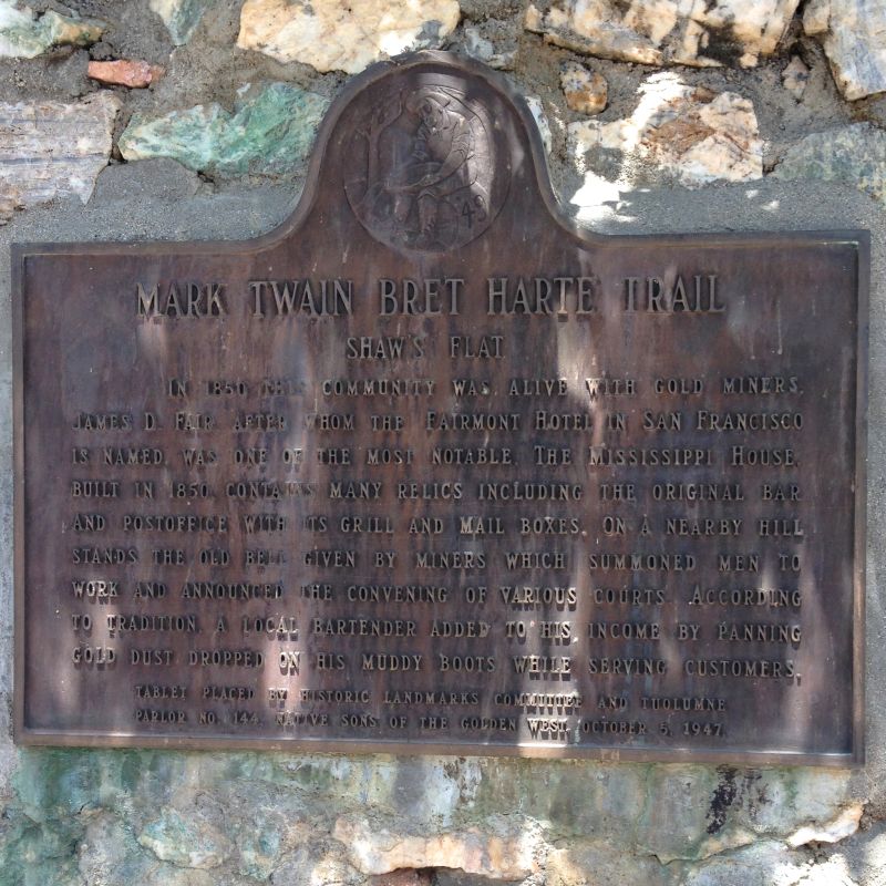 NO. 395 SHAW'S FLAT - State Plaque